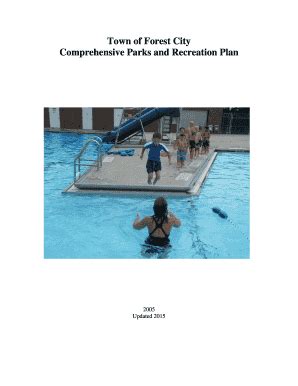 Fillable Online Comprehensive Parks And Recreation Plan Fax Email Print