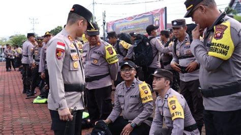 Kapolres Kapuas Hulu Pimpin Apel Kesiapan Dan Pegeseran Pasukan Untuk