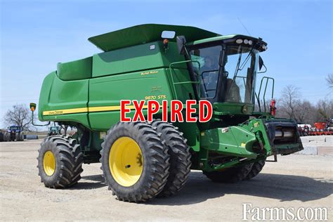 John Deere 9870 Sts Combine For Sale