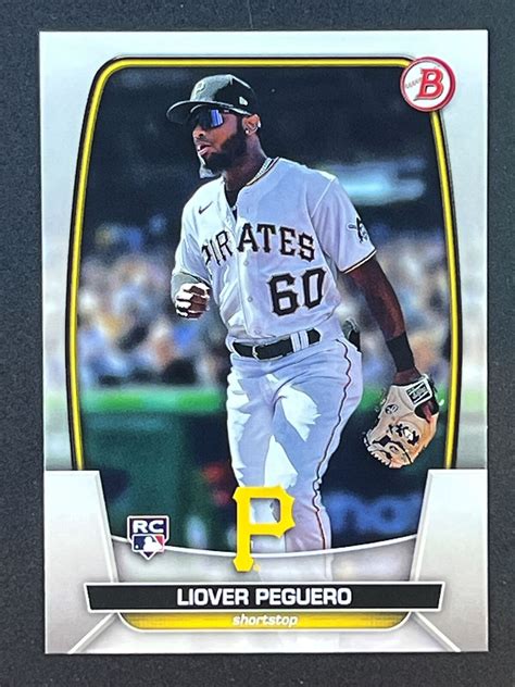 Liover Peguero Rc Bowman Rookie Card Pittsburgh Pirates Ebay