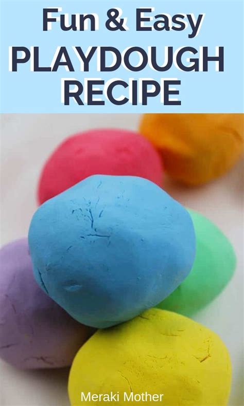 Easy No Cook Playdough Recipe Without Cream Of Tartar Bryont Blog