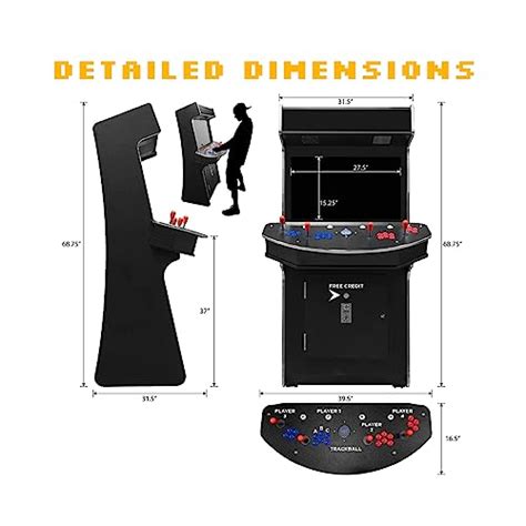 Creative Arcades Full Size Commercial Grade Cabinet Arcade Machines