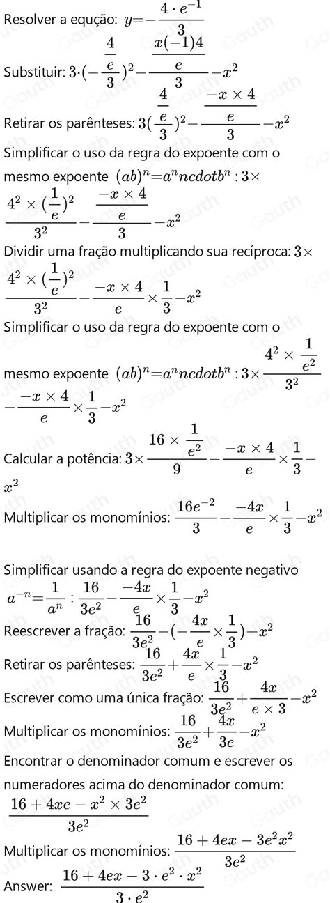 Solved Observe A Expressão Algébrica Apresentada No Quadro Abaixo 3y