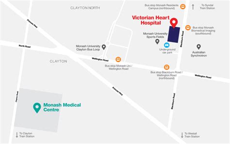 Getting Here Victorian Heart Hospital