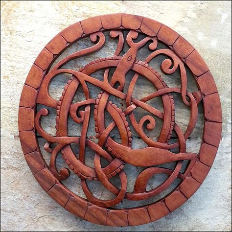 Vm 19 Viking Wizard Knot Celtic Viking And Lamp Woodcraft Carvings