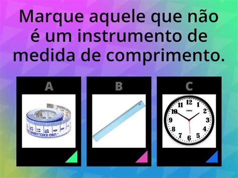 Medidas de Comprimento - Quiz 