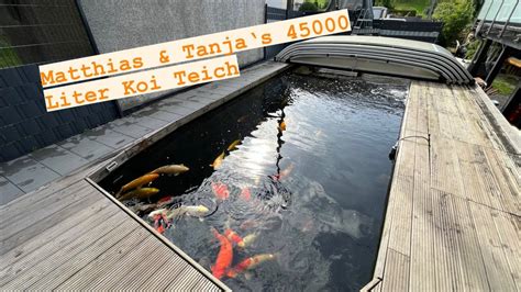 Fast Alles Richtig Gemacht Tanja Matthias 45000 Liter Koi Teich Mit