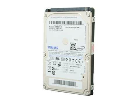 SAMSUNG Spinpoint M7E HM321HI 320GB 5400 RPM 8MB Cache SATA 3.0Gb/s 2.5 ...