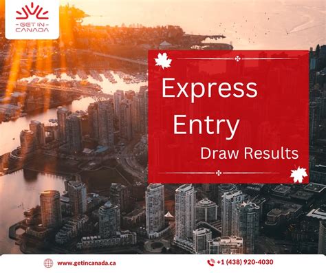 Latest Express Entry Draw Results Get In Canada