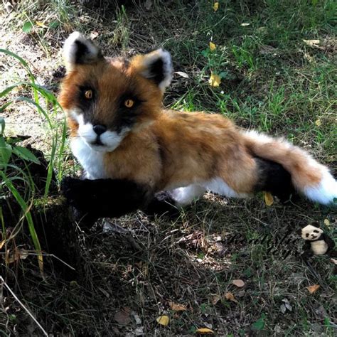 Realistic red fox stuffed animal, fox plush, realistic toys, plush toy ...