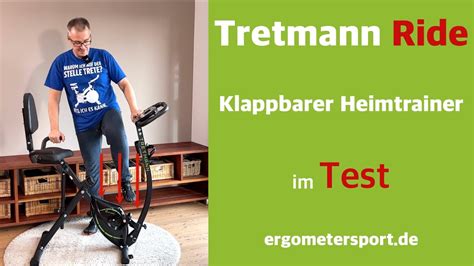 Tretmann Ride Klappbarer Heimtrainer Mit Tiefem Einstieg