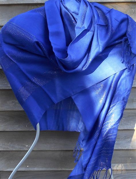 Festival Scarffashion Scarfroyal Blue Scarflong Blue | Etsy | Royal ...