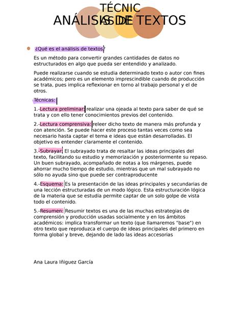 Como Hacer Un Analisis Critico De Una Lectura Printable Online