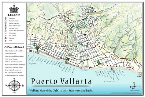 Mapa Jeff Cartography Puerto Vallarta Maps