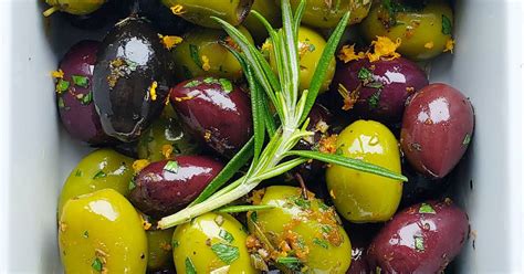 Herb And Citrus Roasted Olives Recipe Yummly