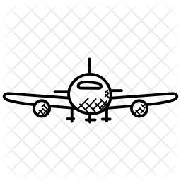 Airbus Icon - Download in Doodle Style