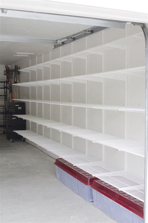 Simply Done Custom Wall Of Garage Shelving Simply Organized