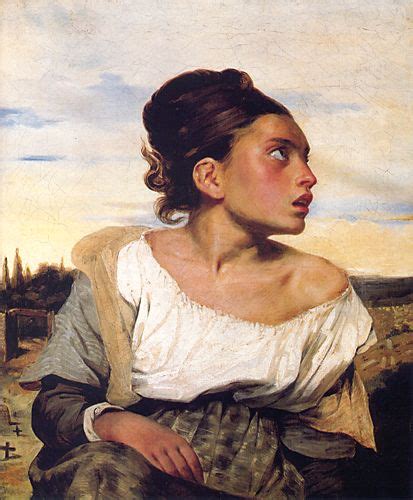 MyStudios Eugene Delacroix Orphan Girl At The Cemetery