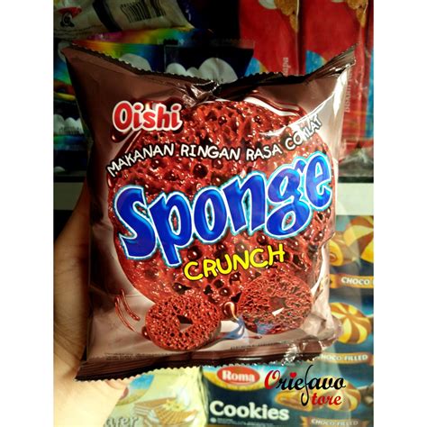 Jual Oishi Sponge Crunch Coklat 22gr X 10 Bungkus Shopee Indonesia