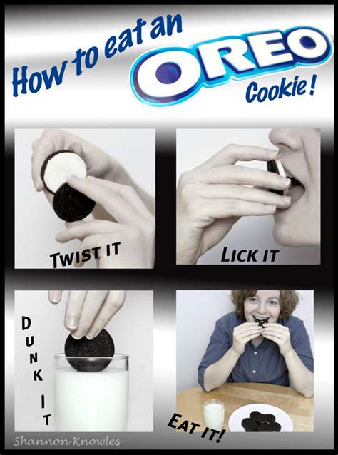 How To Eat An Oreo By Shanknow On Deviantart