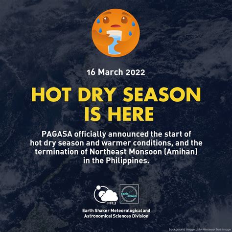 Earth Shaker Ph On Twitter Hot Dry Season Is Here Icymi Opisyal