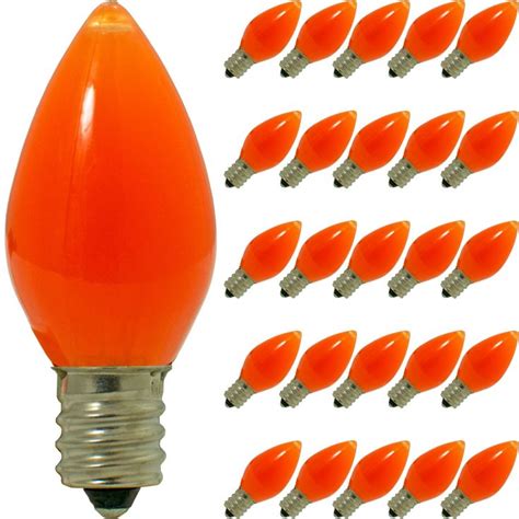 Orange Solid LED Light Bulbs | Led light bulbs, Blue light bulb, Light bulbs