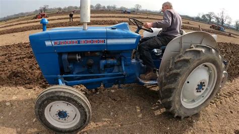 1974 Ford 3000 29 Litre 3 Cyl Diesel Tractor 47 Hp With Plough Youtube