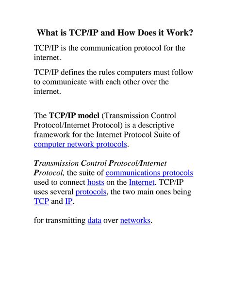 SOLUTION Tcp Ip Studypool