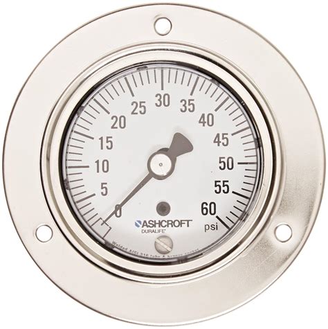 Ashcroft Duralife Type Stainless Steel Case Dry Filled Pressure