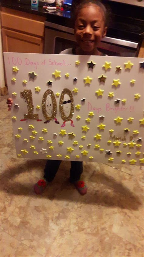 100 days of school project | 100 day of school project, School projects ...