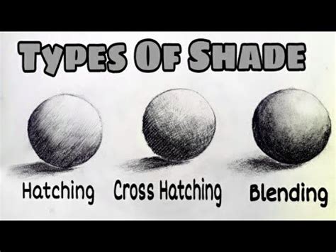 How To Do Hatching Cross Hatching And Blending Basic Forms Of Shading