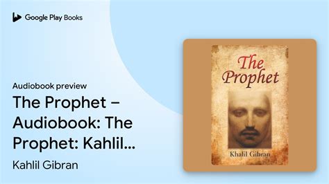 The Prophet Audiobook The Prophet Kahlil By Kahlil Gibran