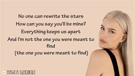 Anne Marie James Arthur Rewrite The Stars Lyrics Youtube