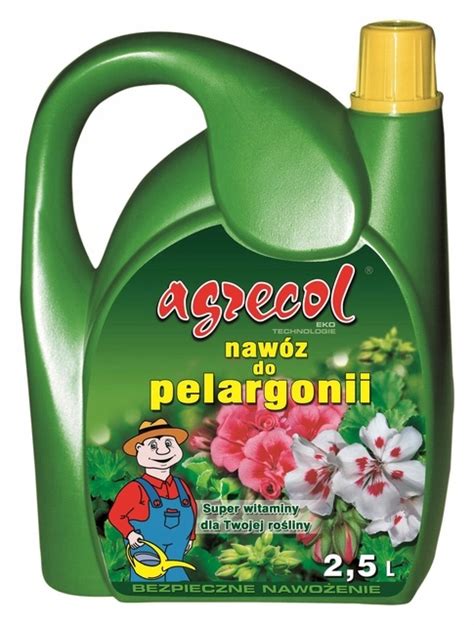 Nawóz wieloskładnikowy do pelargonii 2 5 L Agrecol 8862 Cena