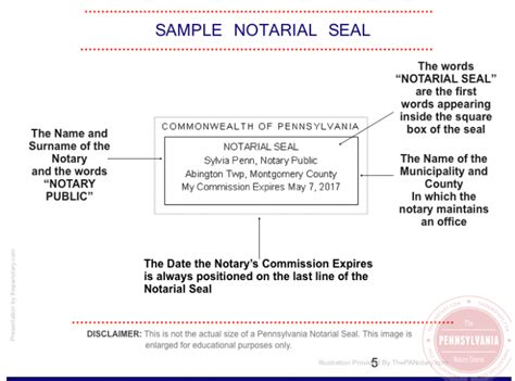 PA Notary Seal Requirements