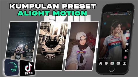 Kumpulan Preset Base Alight Motion Terbaru Jedag Jedug Trend Tik