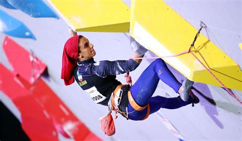 Iranische Klettermeisterin Elnaz Rekabi Nimmt Ihr Kopftuch Ab Mopo