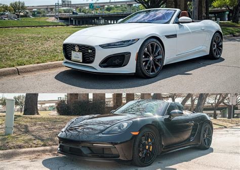 Jaguar F Type Vs The Porsche 718 Autobahn Jaguar Fort Worth