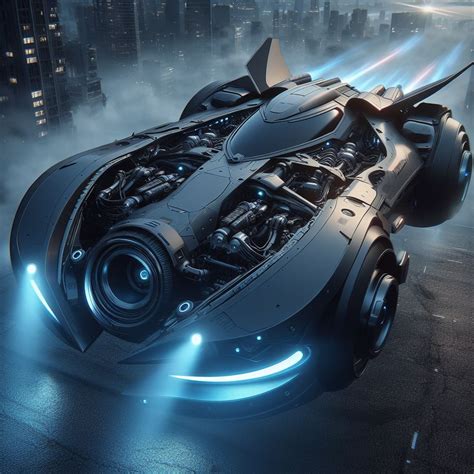 Batman Futuristic Hover Batmobile 3 By Jesse220 On Deviantart