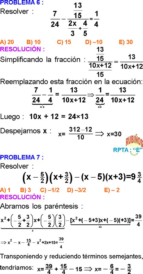 Qué es una ecuación matemática y un ejemplo práctico