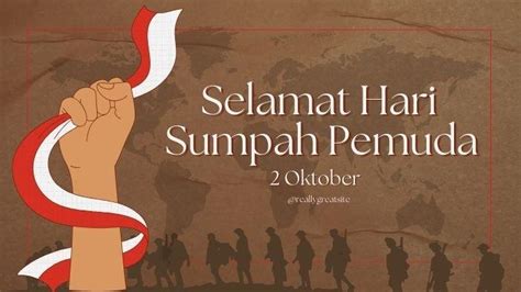 Kumpulan Poster Hari Sumpah Pemuda 28 Oktober 2023 Keren Jadi Status