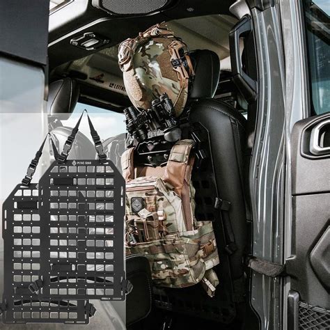 Petac Gear Tactical Car Seat Back Organizer Rigid Molle