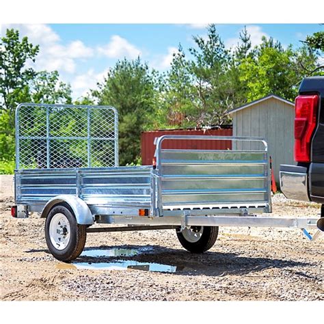 Dk2 Multi Purpose Utility Trailer Kit With Drive Up Gate 5 Ft X 7 Ft Steel Mmt5x7g Dug Rona