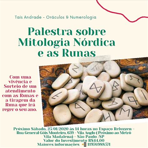 PALESTRA SOBRE MITOLOGIA NORDICA E AS RUNAS Sympla