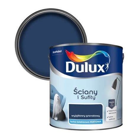 Farba Dulux Ciany I Sufity Wyj Tkowy Granatowy L Farby Kolorowe