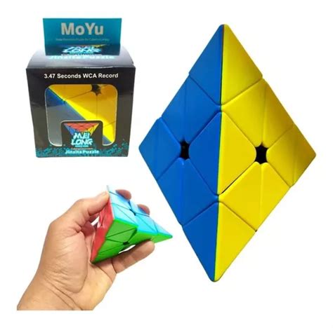 Cubo Magico Pyraminx Pirâmide Triângulo Profissional Moyu MercadoLivre