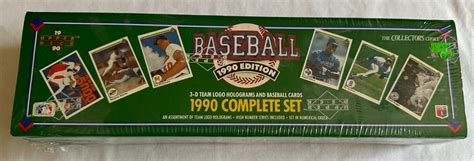 Upper Deck 1990 Edition Complete Set 3 D Team Logo Holograms 800