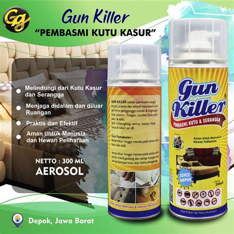 Jual GUN KILLER PEMBASMI KUTU KASUR DAN SERANGGA SI PALING AMPUH OBAT