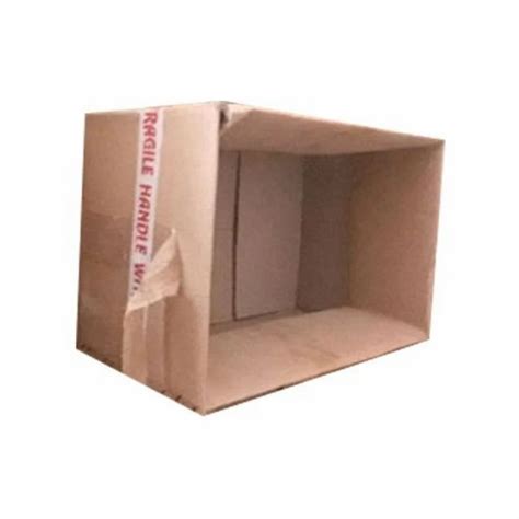 Brown Rectangular Corrugated Packaging Boxes Weight Holding Capacity Kg