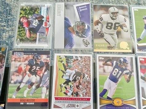 Football Sports Trading Card Lot 54 Mixed Vintage Collectibles Coates